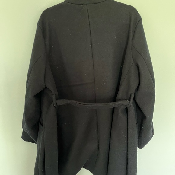 Old Navy Maternity Black Pea Coat Size XLarge - Picture 2 of 3